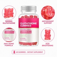 Gummies de Glutathion et Biotine 1000mg – Éclaircissement de la Peau, Antioxydant, Collagène Marin, Produits de Beauté Éclaircissants, Végétaliens, Fabrication Privée