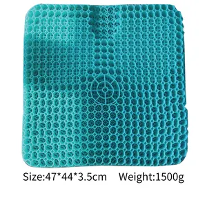 Custom Logo Non-Slip Breathable Soft Comfort Honeycomb Cool Ice Pad Relieve Gel Seat Cushion For Chair