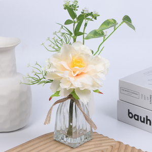 <span class=keywords><strong>Flores</strong></span> Artificiales Secas Tropicales en Maceta con Agua Falsa, Flor <span class=keywords><strong>de</strong></span> Lirio Artificial Decorativa y Económica <span class=keywords><strong>para</strong></span> Pared - Product Image 5