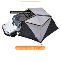 Tente de voiture tout-terrain Changlong ZP0084 en aluminium, 270 degrés, latérale, étanche >3000mm, avec aile volante, en tissu pour maison mobile