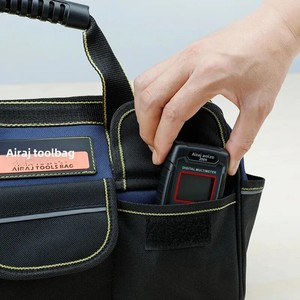 Bolsa de Herramientas Portátil Multifuncional de Lona Reforzada AIRAJ para Electricistas y Carpinteros, para Instalación y Mantenimiento - Product Image 6