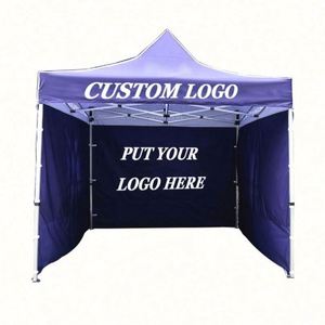 Carpa de Exhibición Interior/Exterior con Protección UV, Resistente al Viento e Impermeable, con Estructura de Acero/Aluminio, Diseño Personalizado, Paredes Laterales Tipo Pop-Up para Playa - Product Image 1