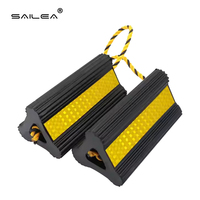 SAILEA Modèle 001 Cales de roue triangulaires en caoutchouc massif et robuste pour avions, camions et voitures, butée de roue, personnalisable