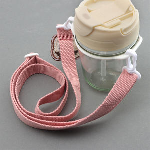 かわいいクマ刺繍入りウォーターボトルランヤード調整可能電話ストラップ & 耐久性のあるウォーターボトルキャリアストラップ - Product Image 4