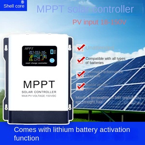 Contrôleur solaire MPPT optimal avec écran LCD, batterie 12V/24V, modèle MPPT-LCD 13248W, puissance PV maximale, chargeur photovoltaïque pour 150V - Product Image 2
