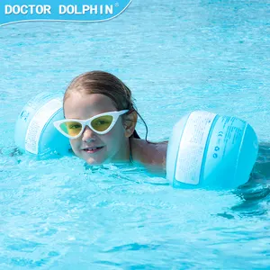 Doctor Dolphin New Design Mermaid Pvc Swim Bands Kids Armbands Inflatable Arm Band Float