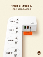 Prise électrique sans fil LDNIO SN5310W avec USB, prix compétitif personnalisé, boîte de prise électrique