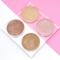 Bedak Highlighter Vegan Alami Tahan Air untuk Bronzing & Highlighting dengan Label Pribadi