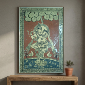 Handcrafted Pattachitra Wall Painting Hindu Deity <b>Art</b> Print Traditional <b>Indian</b> Hanging for Living Room Decor - Product Image 2