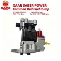 Bomba de Combustible Common Rail 3417677 3417674 3090942 con Asiento de Filtro para Motor KMS M11 N14