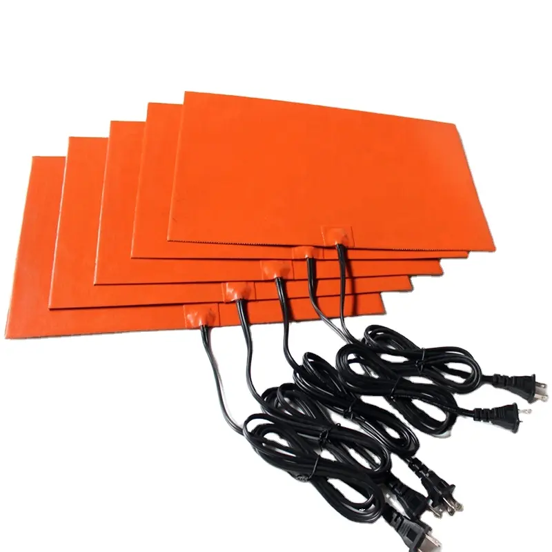 120X860 Silicone Rubber Heater 12V Dc Verwarming Pad Voor Voedsel Levering