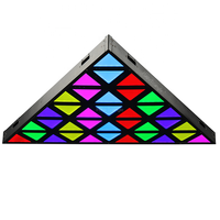 Triangle cinétique professionnel lumière de scène led Triangle magique plafond DMX équipement panneau lumière cinétique pour Dj disque pixel levage