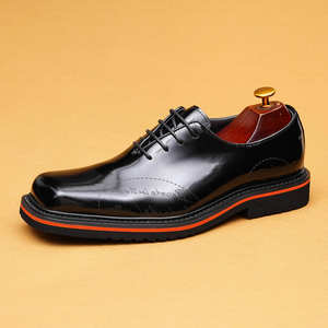 Zapatos Oxford de Cuero Genuino Impermeables para Hombre, Estilo Británico, Hechos a Mano, para Boda, Formales, Casuales de Negocios, Antideslizantes, con Hebillas y Correas - Product Image 2