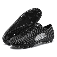 Chaussures de football unisexes légères et respirantes, crampons hauts, chaussures de foot pour terrain synthétique, futsal, extérieur, logo personnalisé, couleurs personnalisées, chaussures pour jeunes
