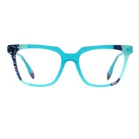 Gafas de Lectura con Montura Cuadrada Completa, Ligeras, de Acetato Laminado, Diseño de Moda de Lujo Unisex con Logotipo Personalizado, Gran Venta
