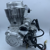 Moteur de moto complet 4 temps refroidi par air, assemblage moteur de moto Zongshen 250cc, moteurs de moto 250cc CG250 5 vitesses