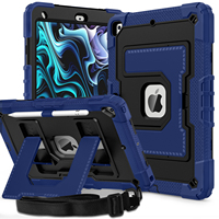 Étui robuste avec support pour iPad 10.2 7e, 8e, 9e génération 2019 2020 2021, sangle d'épaule, OEM ODM, directement de l'usine