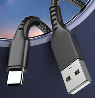 Cable USB de Carga Rápida 3A, Cable de Sincronización de Datos y Cargador Universal para Teléfono