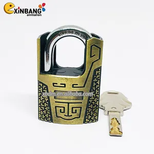 high quality and top security 40mm Game machine stainless steel padlocks keyed different Copper padlock