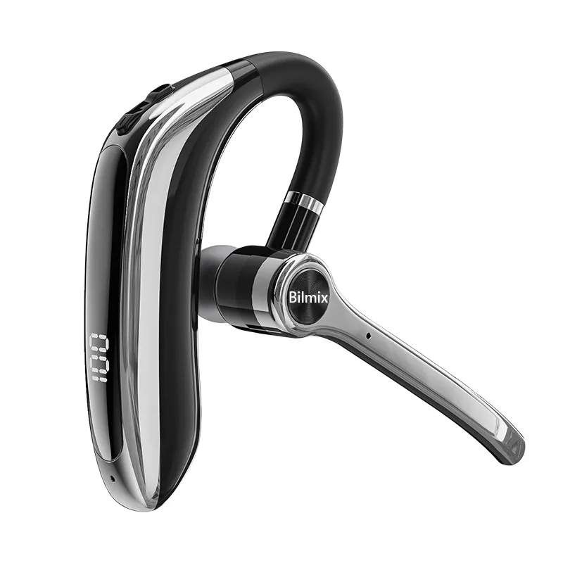 New LED Blue-tooth business headset HIFI stereo wireless earphone business wireless earbud single handfree earphone