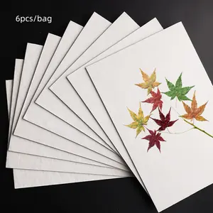 6pcs 15x20cm厘米A5木质压花吸水干板吸水纸花压机