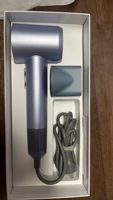 Sèche-cheveux professionnel 1600W à moteur AC haute vitesse, ions négatifs, écran HD et diffuseur, pour usage domestique et hôtelier