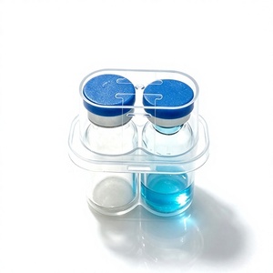 Viales de Vidrio Borosilicato 2R de 3 ml, Esterilizados con ETO, Viales Farmacéuticos para Inyección con Tapa Abatible Plateada, 2 Unidades por Caja, Viales Estériles - Product Image 6