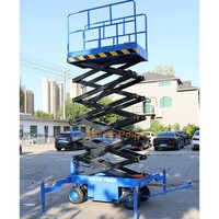 Plateforme élévatrice à ciseaux semi-automatique de 8m à 18m, plateformes de travail aérien à vendre