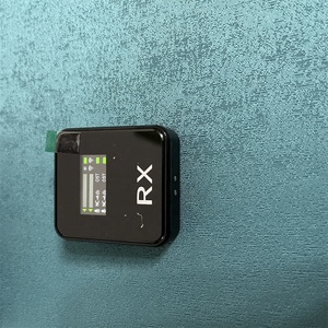 Chất Lượng Cao Máy Ảnh Không Dây Microphone Kép Vuông Mic Với Sạc Trường Hợp Không Dây Ve Áo Microphone USB Cho Quay <span class=keywords><strong>Video</strong></span> - Product Image 5