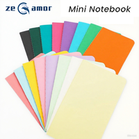 Zeamor Hochwertige Mini-Taschennotizbücher A5/A6 Größe Papiereinband Linierte Innenseiten Schreibblock für Schüler & Kinder