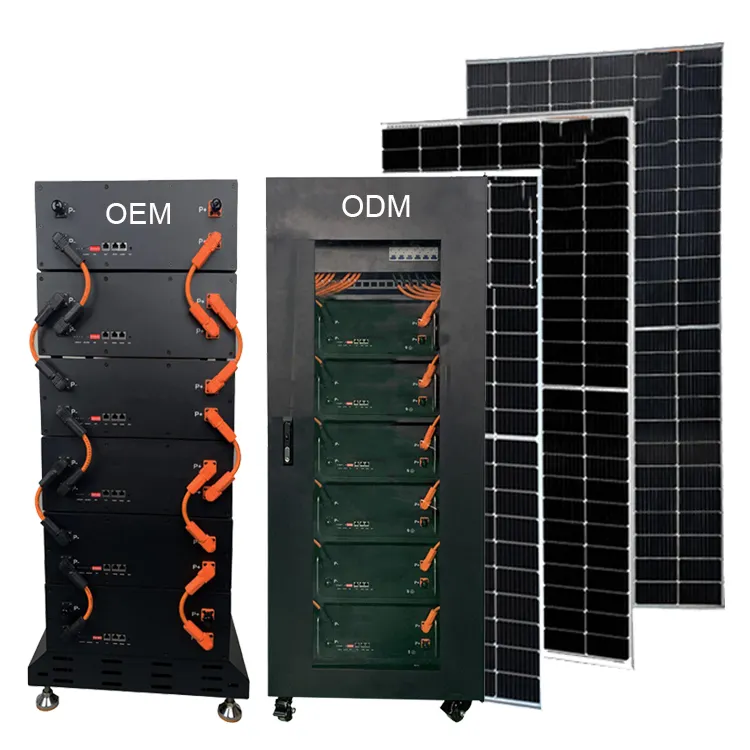 Batería lifepo4 de 48V100Ah, paneles solares de 5 Kw, sistema Solar fuera de la red, 5000 vatios, sistema de energía Solar para el hogar