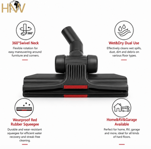 Cabezal de boquilla de limpieza en seco húmedo para aspiradora, <span class=keywords><strong>cepillo</strong></span> de suelo fino para suelo de alfombra para batería, coches eléctricos manuales, vehículos recreativos de plástico - Product Image 2