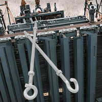 Boulon à queue de porc en acier au carbone Écrou plat Matériel de ligne à pôles multiples pour raccords d'alimentation Fils Câbles Assemblages de câbles Plateaux de câbles