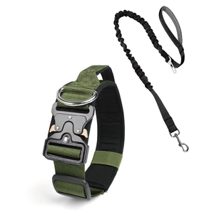 Kingtale-<span class=keywords><strong>Collar</strong></span> táctico sólido <span class=keywords><strong>para</strong></span> <span class=keywords><strong>perros</strong></span>, correa <span class=keywords><strong>de</strong></span> entrenamiento sin tirones, con hebilla <span class=keywords><strong>de</strong></span> metal pesado y mango <span class=keywords><strong>de</strong></span> control <span class=keywords><strong>para</strong></span> <span class=keywords><strong>perros</strong></span> grandes - Product Image 3