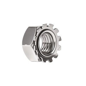 Tuercas Hexagonales de Acero Inoxidable 304 M3 M4 M5 M6 M8 con Dientes Antideslizantes para Uso en la Industria de la Construcción - Product Image 4