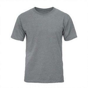 T-shirt en coton blanc uni pour homme, coupe ajustée, col rond, logo personnalisé imprimé, manches courtes, style formel, blanc, 180g, écologique - Product Image 4