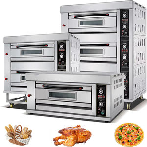 Oven Pizza Listrik Komersial 220V Baru 1 Dek <span class=keywords><strong>2</strong></span> Loyang, Oven Panggang Meja dengan Termostat yang Dapat Disesuaikan, Dijual - Product Image 1
