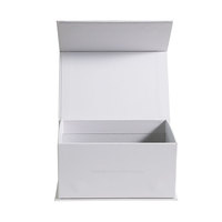 Boîte cadeau recyclée tendance, emballage personnalisé pour produits de beauté, boîte d'expédition rigide en carton ondulé écologique en une seule pièce