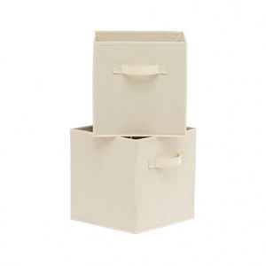 High Quality Foldable Non Woven Storage Cube Bin Home Decorative Storage <b>Box</b> for Home Organizer <b>File</b> Storage - Product Image 2