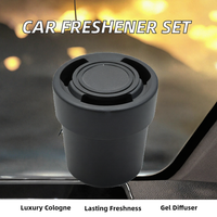 Diffuseur de parfum de voiture de luxe personnalisé en gel, aromathérapie, Cologne, flacon vide unisexe, ensemble de bouteilles de parfum pour voiture