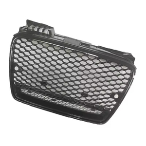 Grille avant noire en nid d'abeille avec logo Quattro pour <span class=keywords><strong>Audi</strong></span> B7 RS4 2004 2005 <span class=keywords><strong>2006</strong></span> 2007 (modèles normaux uniquement) - Product Image 4