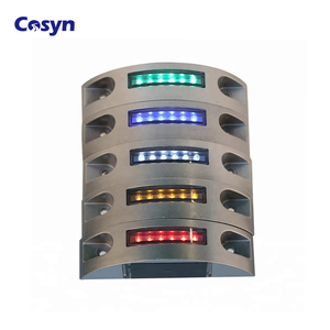 Cosyn, lumière <span class=keywords><strong>de</strong></span> sécurité routière LED demi-lune, alimentée par énergie solaire, pour terrasses, quais, bateaux, allées, escaliers, trottoirs - Product Image 2