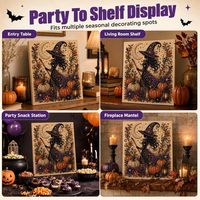 Kit de Peinture Diamant 3D DIY Perles de Résine Fantôme d'Halloween - Style Moderne, Idéal pour Débutants, Artisanat Adulte pour Décoration Intérieure et Cadeaux de Fête