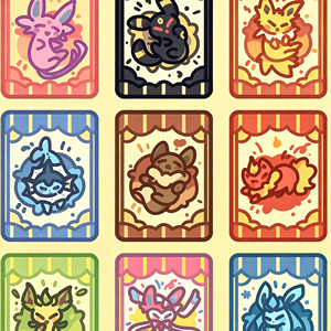 PY Distributeur de magnets de réfrigérateur Gashapon Pokémon haut de gamme, packs booster, boîte mystère, jeux de société Eevee et Charizard mignons - Product Image 1
