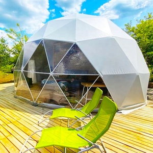 Sang trọng 4-6 người ngoài trời glamping Lều 7M 8M không thấm nước UV kháng Lều tuyết trắc địa Dome cho cắm trại và khu nghỉ mát khách sạn - Product Image 5