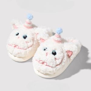 2025 new Women's Winter Thickened Cotton for <b>Slippers</b> Autumn Indoor <b>Home</b> Warm Labubu Plush Fashion Fur for <b>Slippers</b> Wholesale - Product Image 3