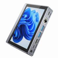 Tablet PC Portabel 5,5 Inci dengan Prosesor Intel N5100 Sistem Operasi Windows 11/10 Pengisian Daya USB-C - Perangkat untuk Penggunaan Bisnis Memori 128MB