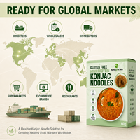 Wholesale High Protein Gluten-free High Fiber Konjac Instant Noodles Vegan Meal Replacement