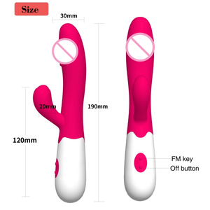 Vibratore <span class=keywords><strong>Rabbit</strong></span> Realistico a Buon Prezzo 30 Modalità di Velocità Dildo Sex Toy per Donna Coppia Adulto - Product Image 4