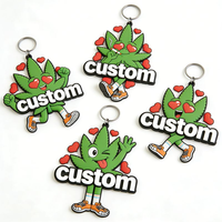 Maßgefertigte Hochwertige Weiche PVC-Abschlussfeier-Cartoon-Schlüsselanhänger mit Individuellem 2D/3D-Design, Prägedruck-Logo, Doppelschichtig, OEM-Fertigung